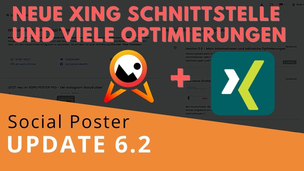 Social Poster Update Version 6.2 – Manchmal muss man das Alte hinter sich lassen, um Neues zu schaffen